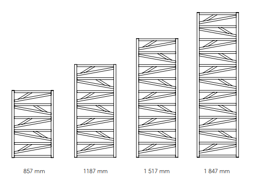 Radiator decorativ pentru baie, 400x1200, negru, Instal-Projekt Trick 40/120 [7]