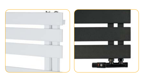 Radiator decorativ pentru baie, 500x1200, negru, Instal-Projekt Nameless 50/120 [2]