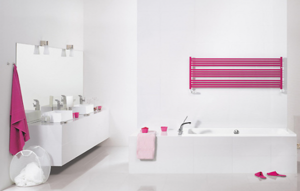 Radiator decorativ pentru baie, 1200x600, alb, Instal-Projekt Stick Level 120/60 [2]