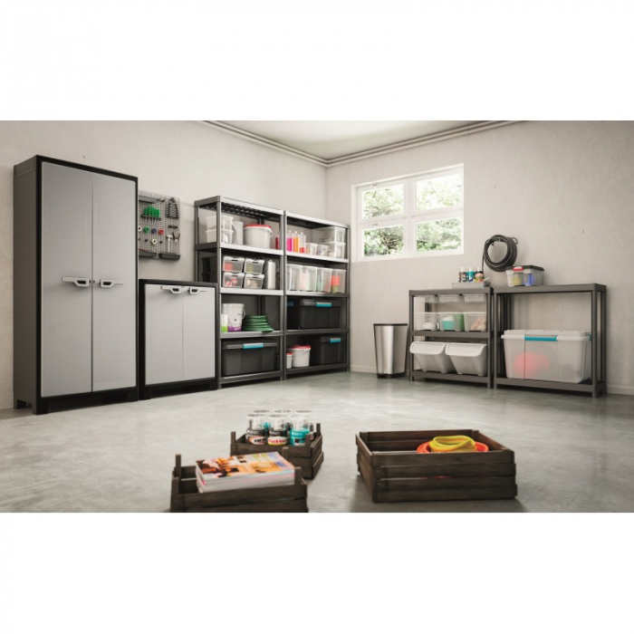 Raft depozitare 4 polite Keter Plus Shelf 60/4 - 80Kg 60x30x135cm [4]