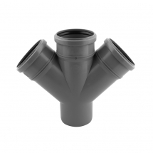 RAMIFICATIE DUBLA PP D.110/110/110 45° - VALROM GAMA EasyKIT [1]