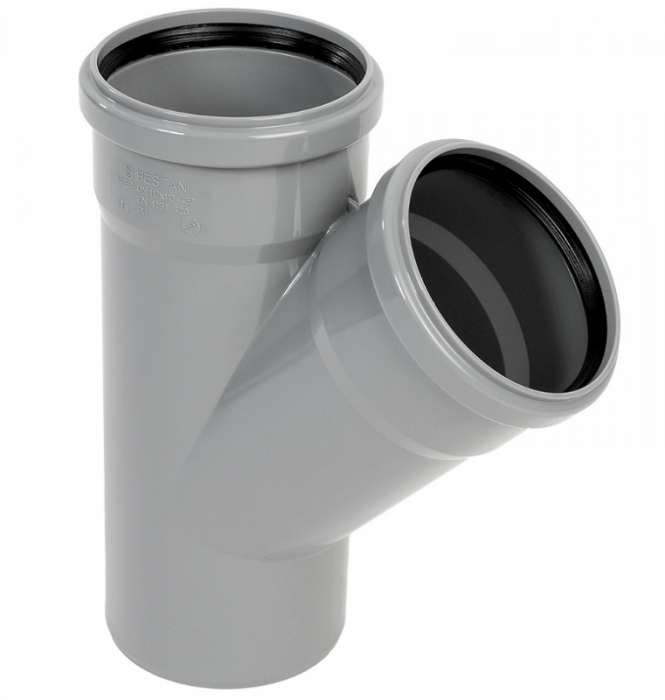 Ramificatie PP gri 40/40/45 Pestan [1]