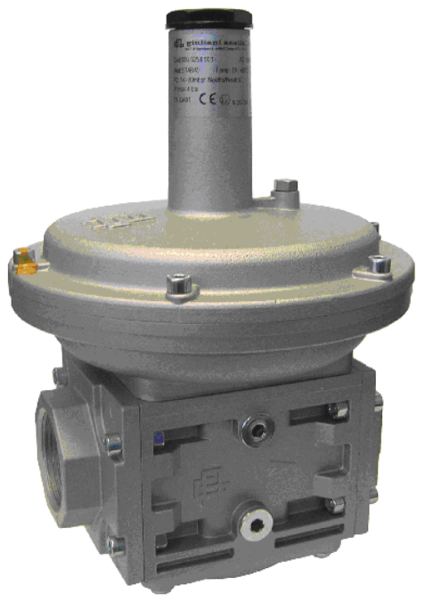 Regulator de gaz, DN20, 20...70mbar, Rp3/4, presiune intrare 4 bar, necesita teava de impuls in aval (nelivrata) [1]
