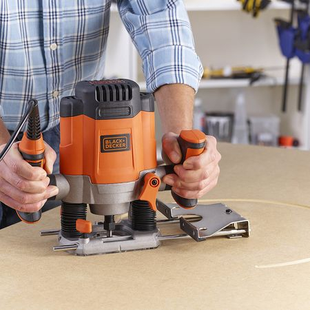 Masina de frezat Black+Decker 1200W 12mm - KW1200EKA [2]