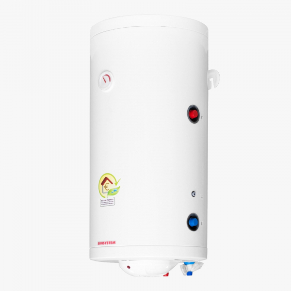 Boiler de perete vertical pentru ACM cu o serpentina, 100 litri, 786 l/h, rezistenta 3 kw, Sunsystem model BB NL 100 V/S1 [6]