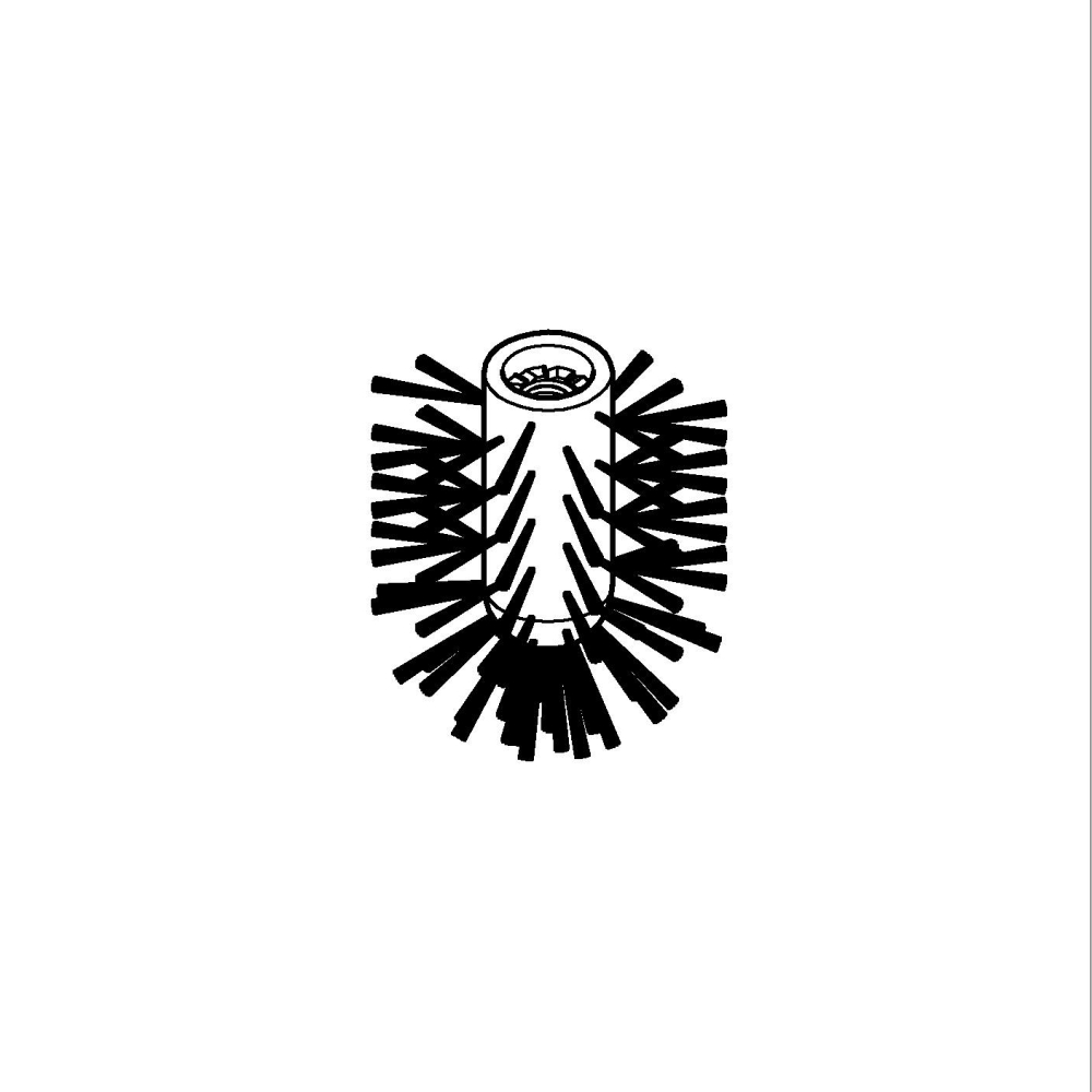 Rezerva perie WC Grohe perie head, compatibil cu 40977, 41169 si 40977, alb [3]