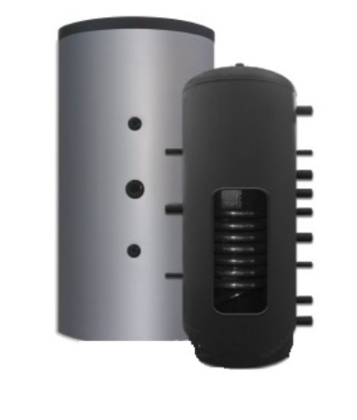 Rezervor de acumulare puffer vertical Sunsystem 1000 litri, model PR/1000 IZ, cu o serpentina, izolatie, Pmax 3 bar [1]