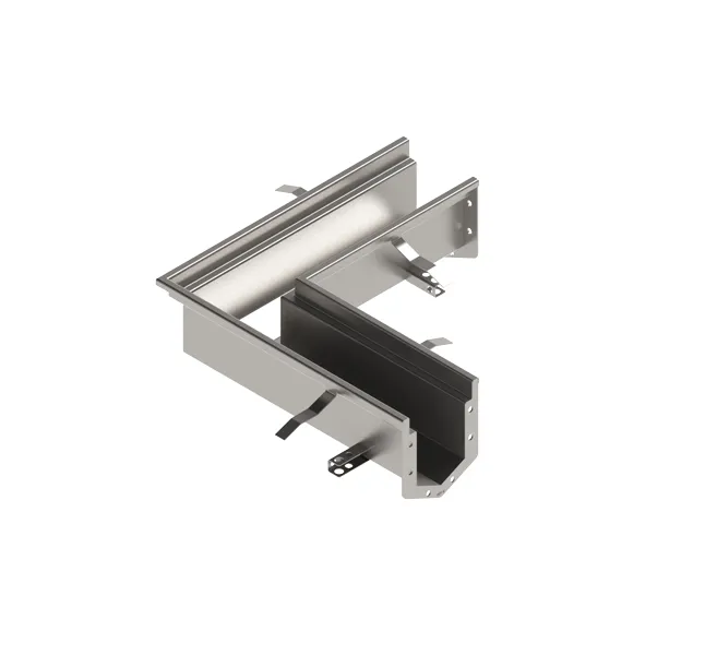 Rigola din INOX STAINLESS tip L modulara LN100 H90 515X515X90 - Vodaland gama Drain [1]
