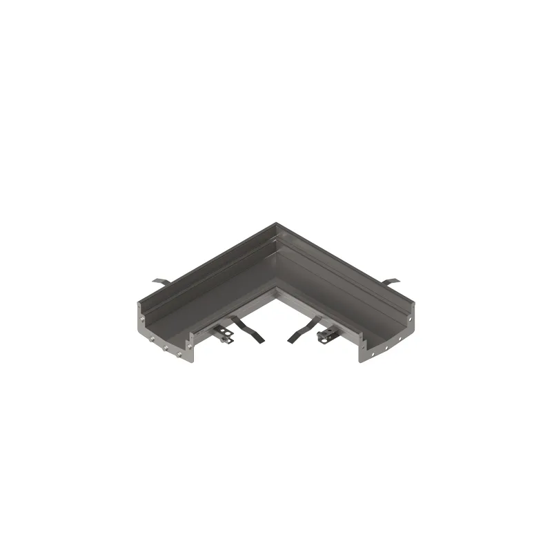 Rigola din INOX STAINLESS tip L modulara LN150 H80 515x515x80 - Vodaland gama Drain [1]