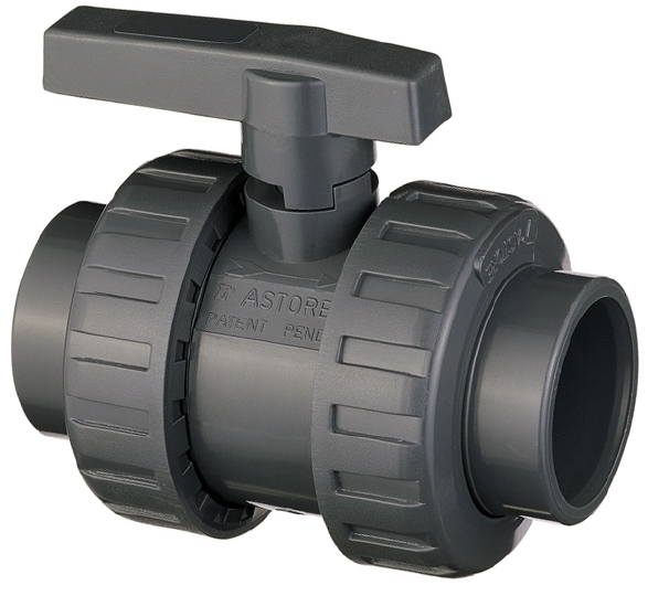 ROBINET APA PVC D. 1"1/2 HOL-HOL PN16 - VALROM GAMA WaterKIT [1]