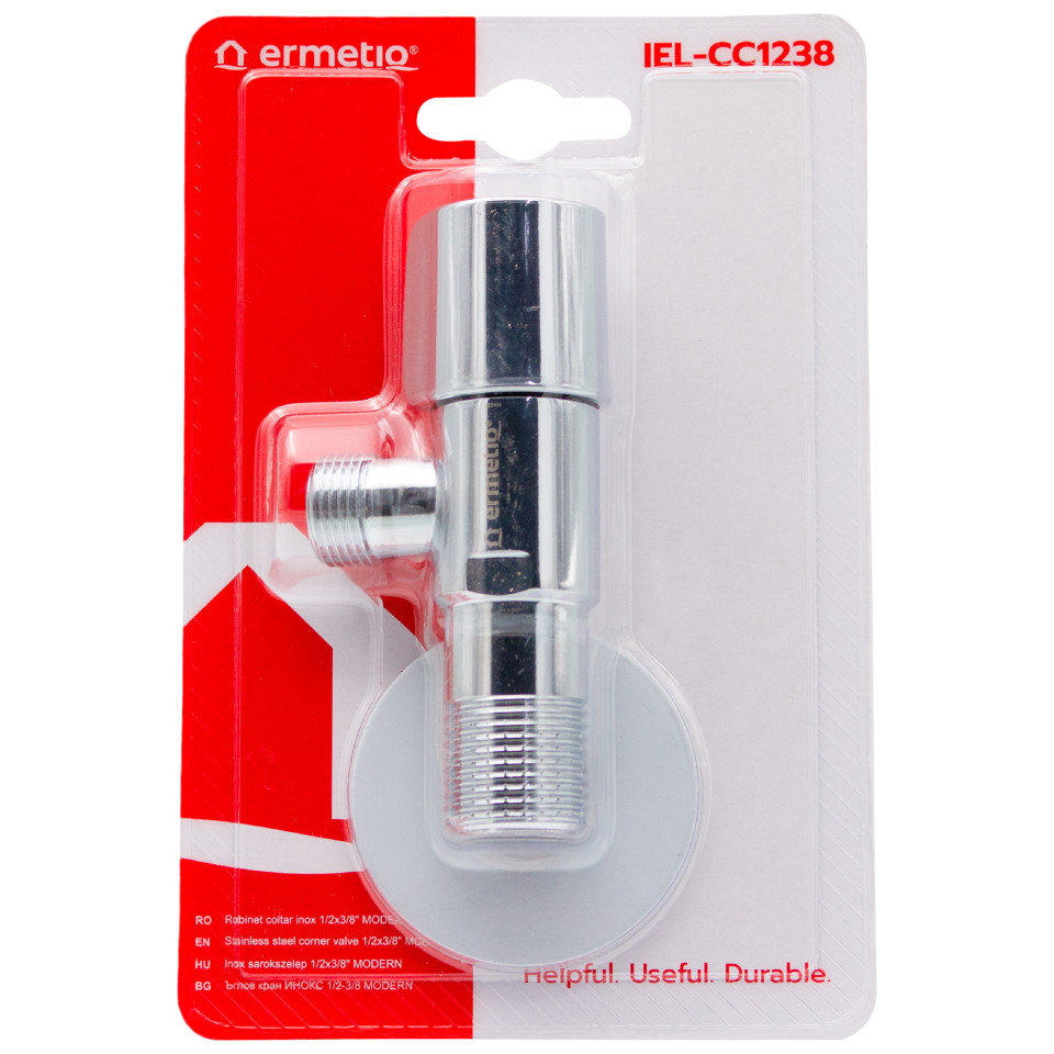 Robinet coltar inox Ermetiq 1/2x3/8 MODERN [2]