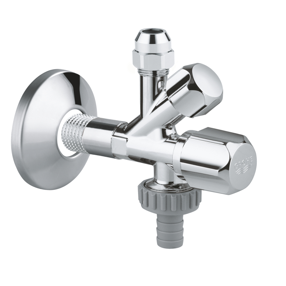 Robinet coltar Grohe 1/2" x 3/8 x 3/4, iesire de serviciu, fara marcaj, crom [2]