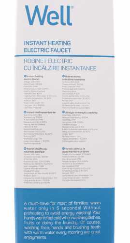 Robinet electric cu incalzire instantanee cu afisaj LED Waterfall Well [4]