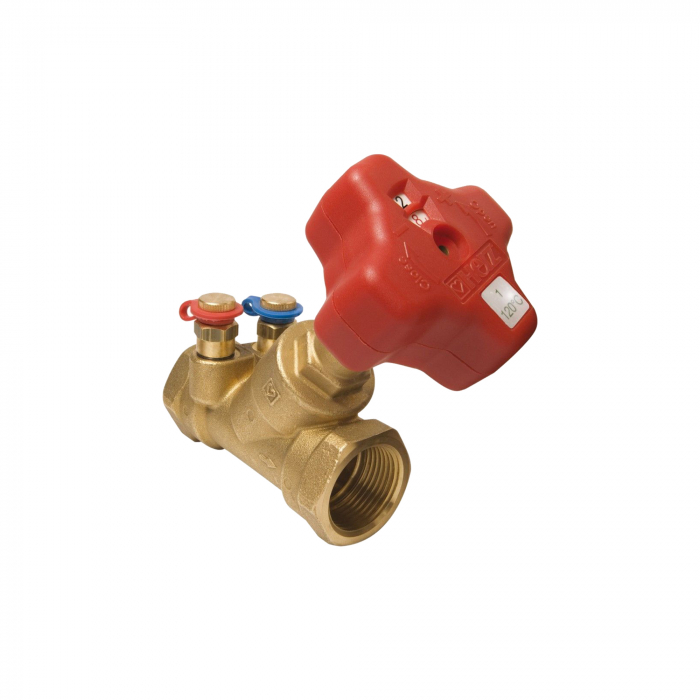 Robinet de reglare debit coloane, inclinat, 2", Herz [1]