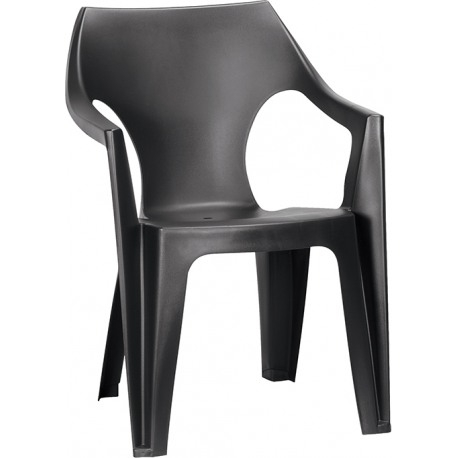 Scaun din plastic Curver Dante grafit [3]