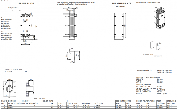 Schimbator de caldura cu placi ALFA LAVAL T5-MFG 23PL - 160 kW [3]