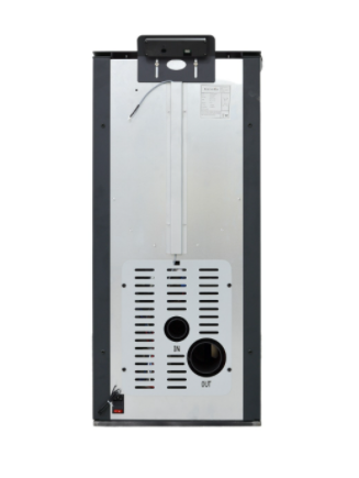 Semineu pe peleti cu tiraj fortat, 11 kW, negru, Fornello Sophia Premium [7]