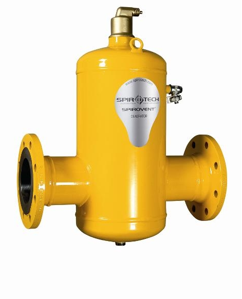 Separator de aer, otel, debit mare, 110°C, 10 bar, DN 80, racordare prin sudura, Spirotech Spirovent Hi-Flow [1]