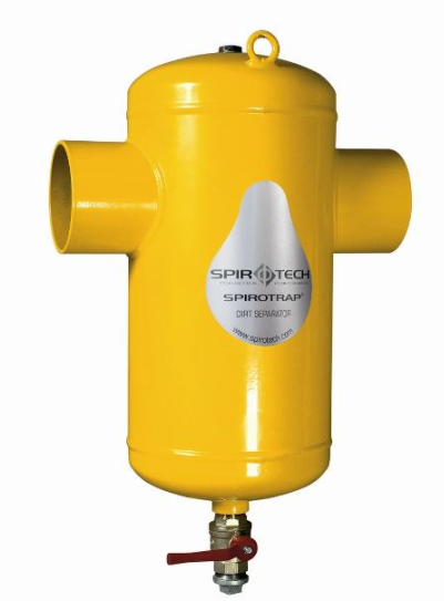 Separator de namol, carcasa de otel, 110°C, 10 bar, DN 50, racordare prin flansa, Spirotech Spirotrap [1]