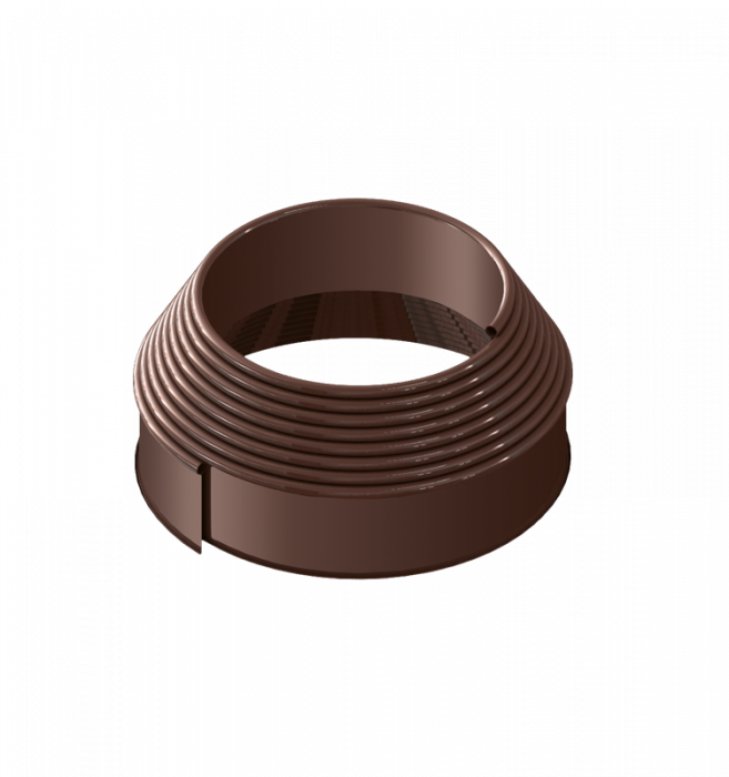 Separator gazon din polipropilena COUNTRY LINE maro H10 cm x L9 m - Vodaland gama Terra [1]