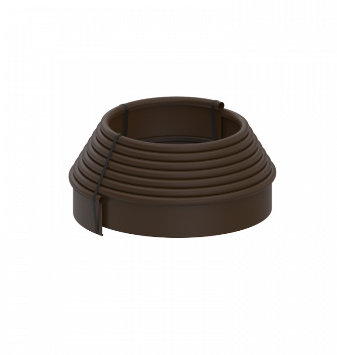 Separator gazon din polipropilena COUNTRY Premium maro H110 x L10 m - Vodaland gama Terra [1]