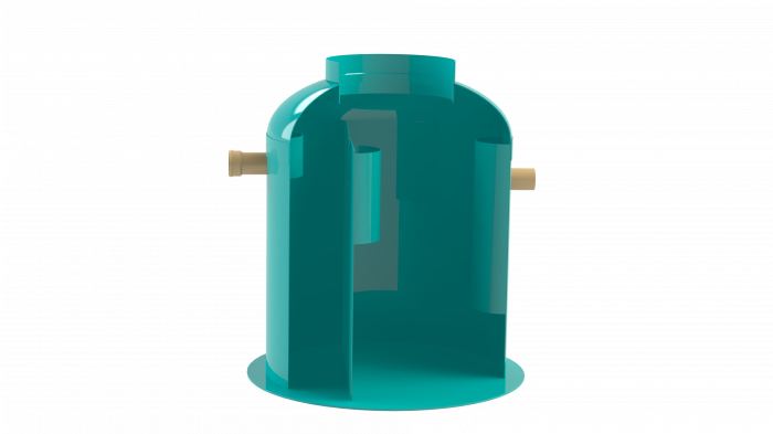 Separator de grasimi GRP GBase 3.0LS D1200 H1500 TN300L IN/OUT Ø110 - Vodaland gama Clean [1]