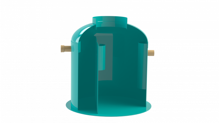Separator de grasimi GRP GPro 5.0LS D1800 H1750 TN1000L IN/OUT Ø160 - Vodaland gama Clean [1]