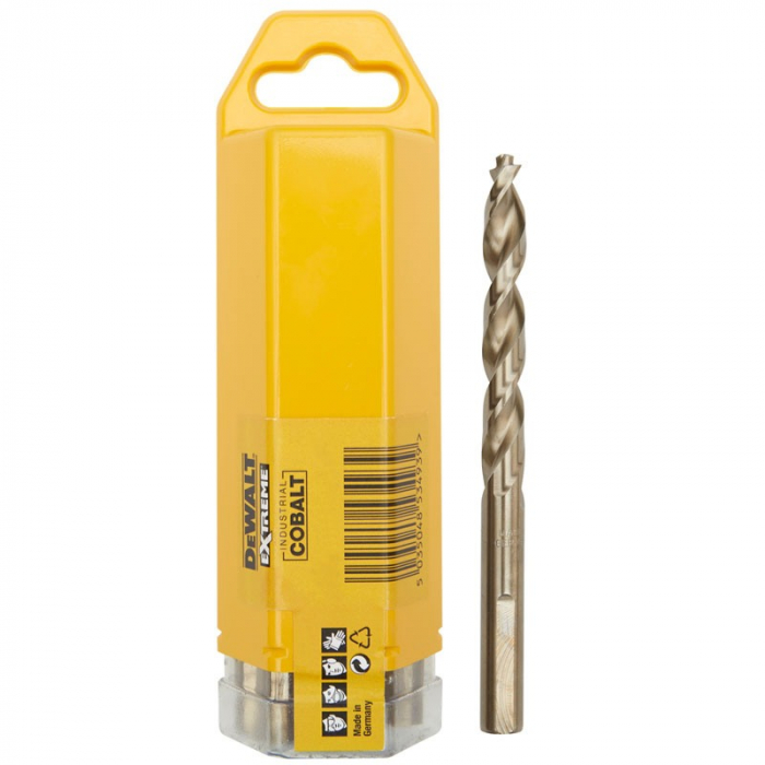 Set 10 burghie DeWALT DT4941 Cobalt HSS-E Extreme Ø9.5mm x 125mm [4]