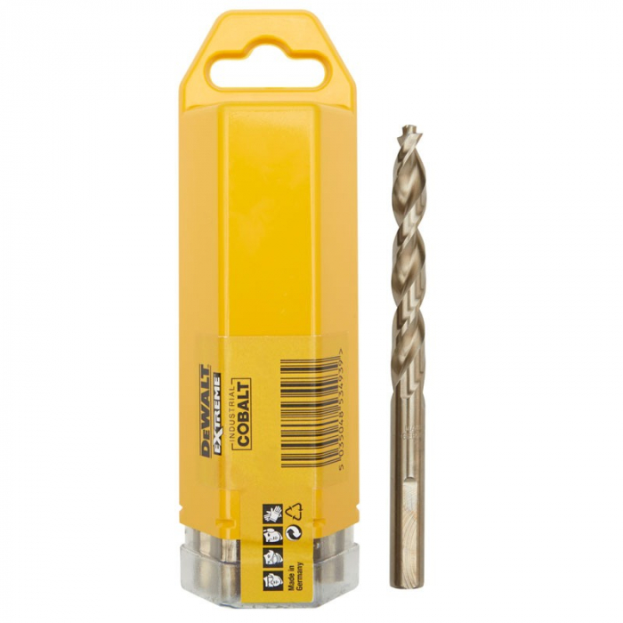 Set 10 burghie DeWALT DT4940 Cobalt HSS-E Extreme Industrial 9x125mm [2]