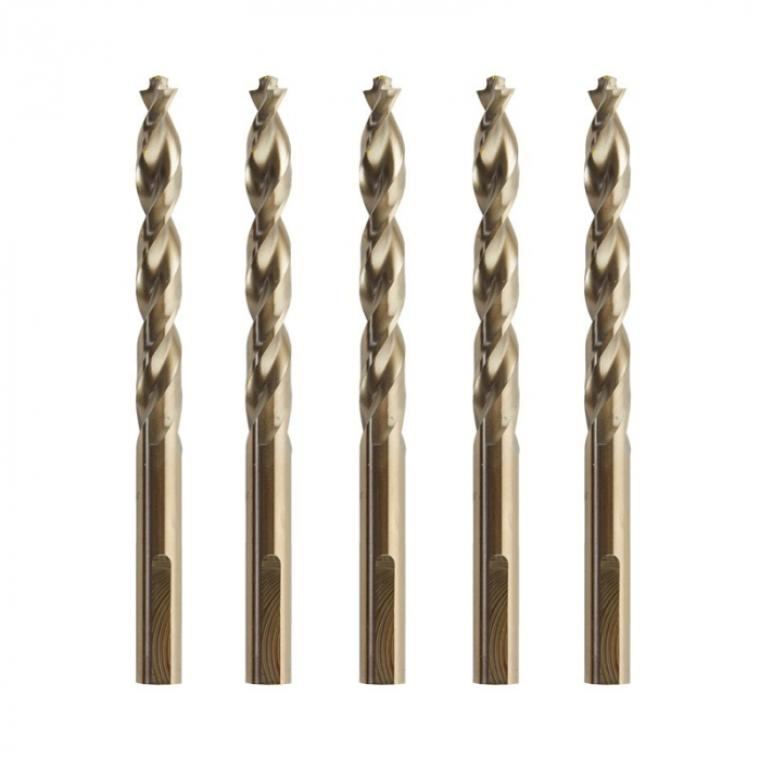 Set 5 burghie DeWALT DT4949 Industrial Cobalt HSS-E Extreme 13mm x 151mm [2]