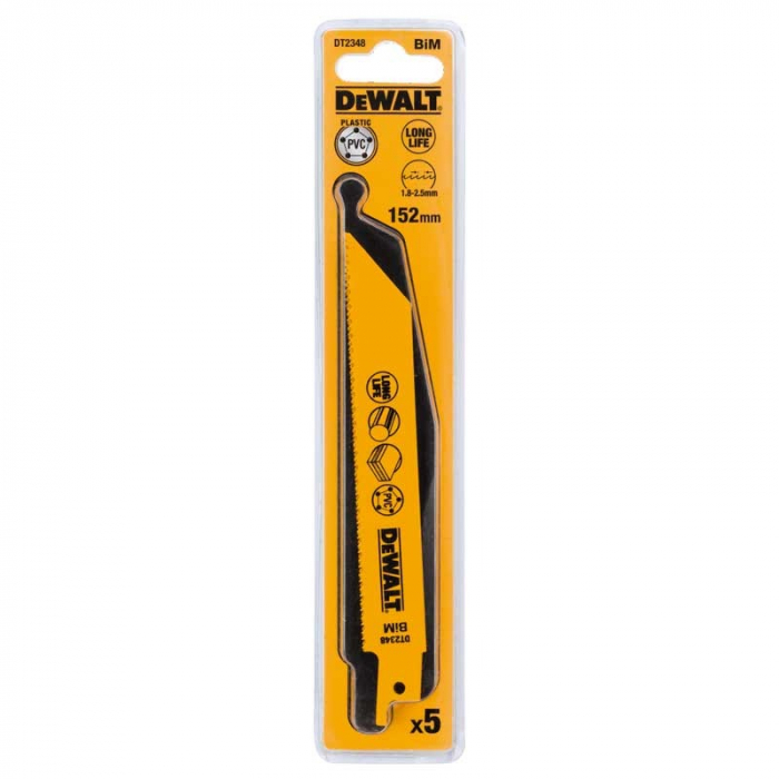 Set 5 lame ferastrau orizontal DeWALT DT2348 pentru taiere rapida Bi-Metal [1]