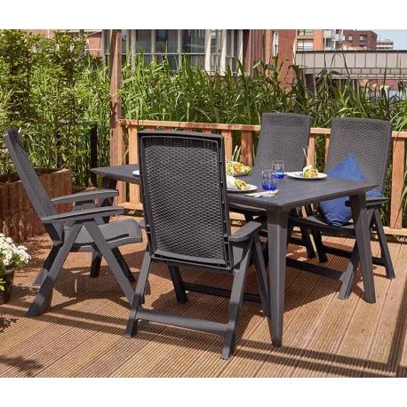 Set 2 scaune, maro, Keter Montreal [4]