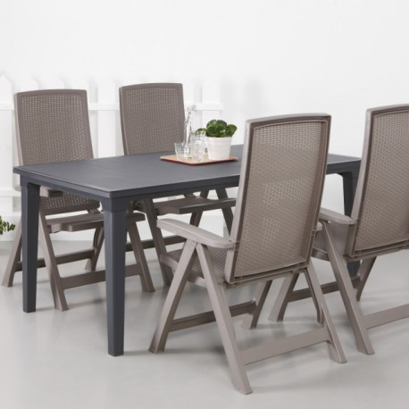 Set 2 scaune, cappucino, Keter Montreal [2]