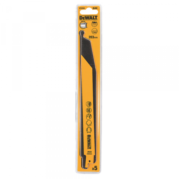 Set 5 lame fierastrau orizontal 203x1.8mm metal DeWalt - DT2353-QZ [2]