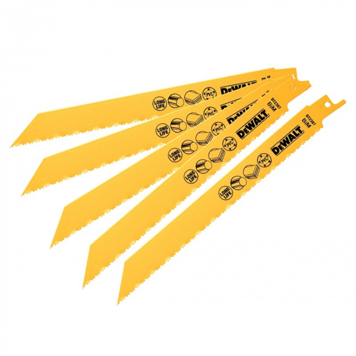 Set 5 Lame Fierastrau Orizontal DeWalt DT2387 Universale [1]