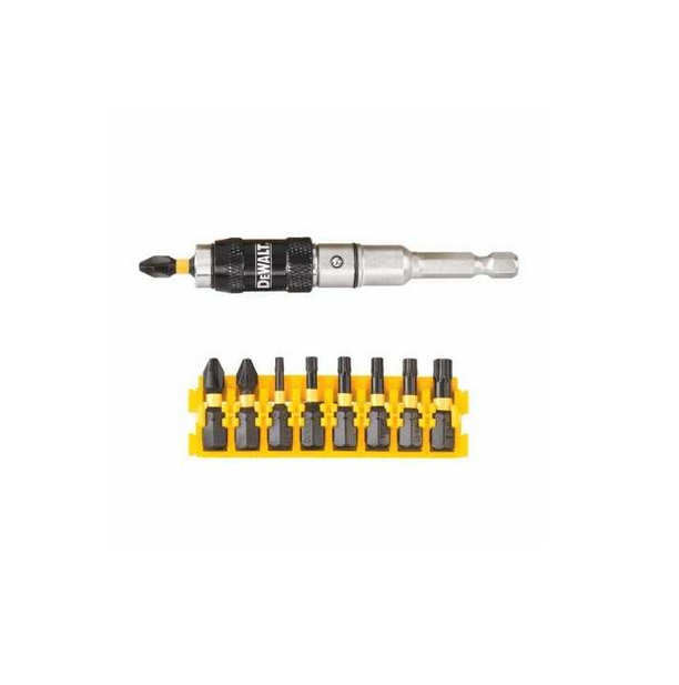 Set de insurubare DeWalt cu 10 accesorii de impact cu cap pivotant [2]