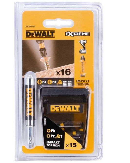 Set DeWALT cu 16 piese de impact in set Tic Tac [1]