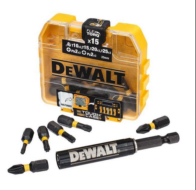 Set DeWALT cu 16 piese de impact in set Tic Tac [2]