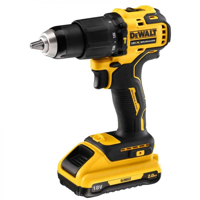 Masina de Gaurit si Insurubat cu Percutie DeWalt DCD709D2T Acc 18V XR Li-Ion 2Ah [5]