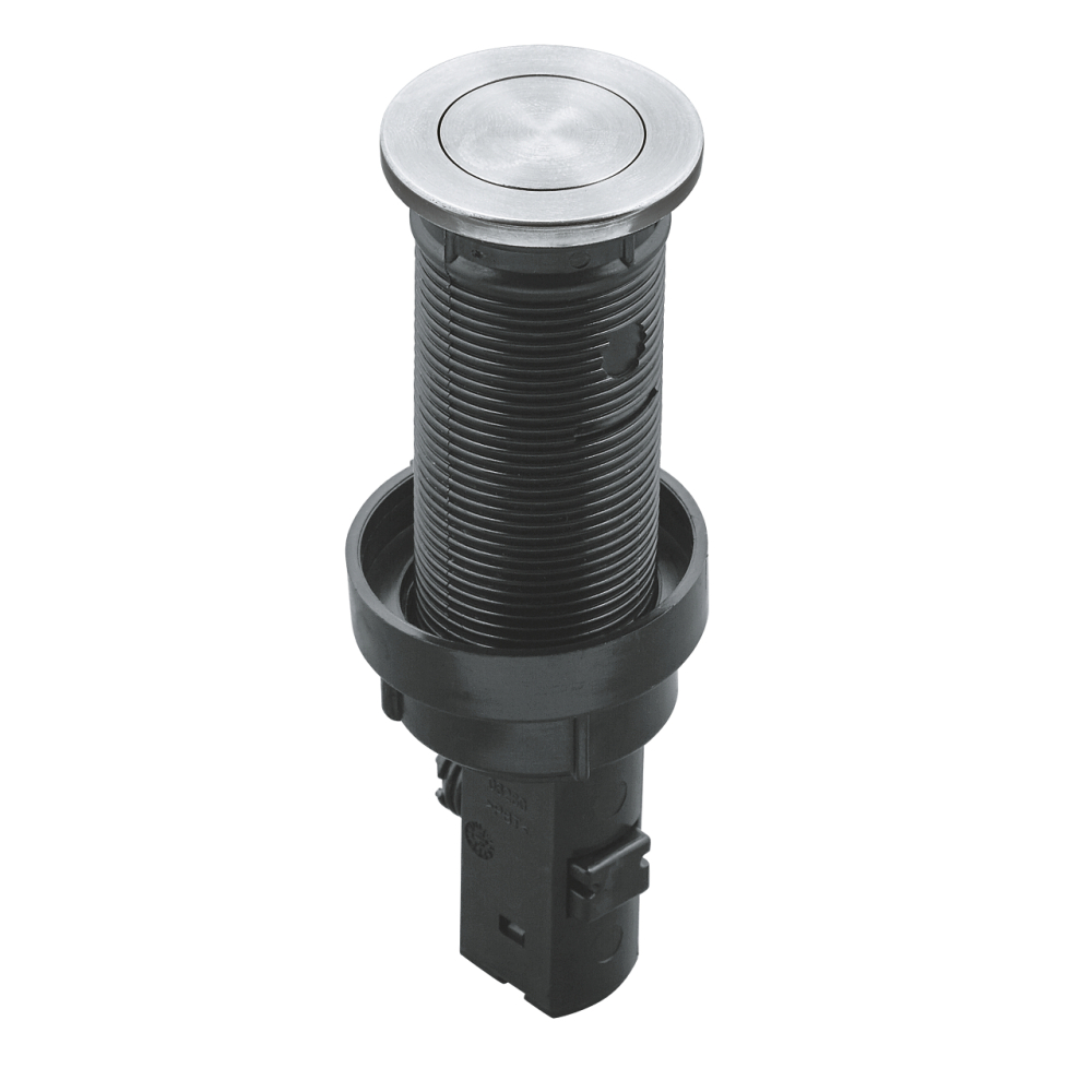 Set evacuare pentru chiuveta bucatarie Grohe Waste actionare prin buton, crom [2]