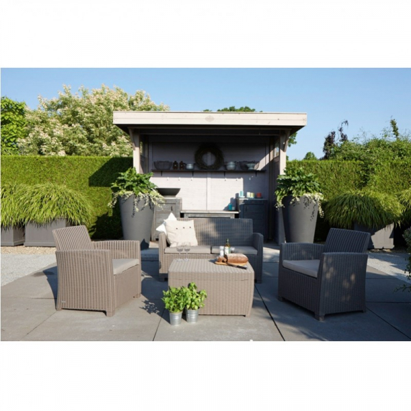 Set mobilier de gradina, cappucino, Keter Corona [3]