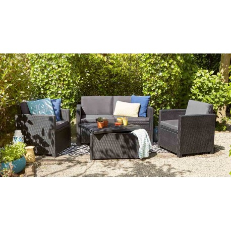 Set mobilier de gradina, maro, Keter Monaco [3]