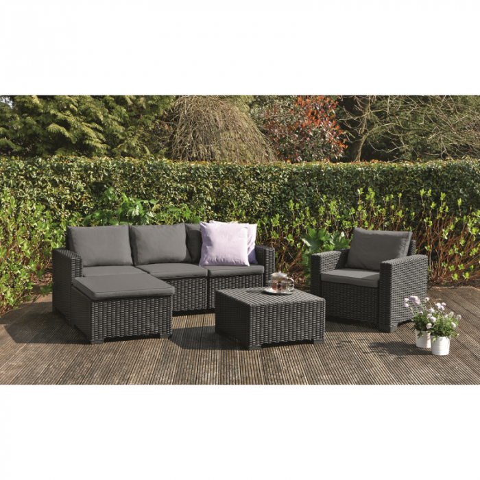 Set mobilier de gradina, antracit, Keter Moorea [3]