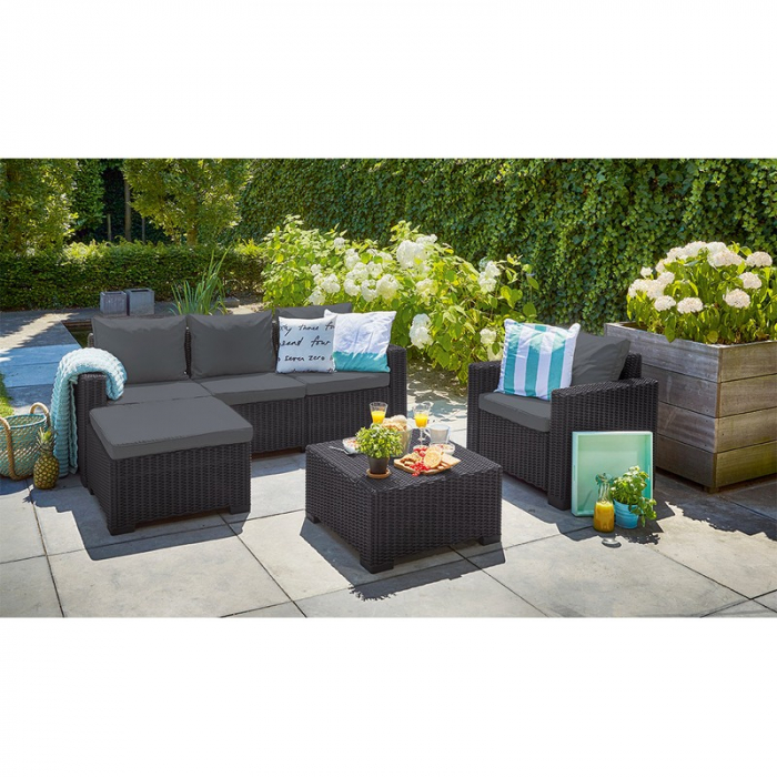 Set mobilier de gradina, antracit, Keter Moorea [2]