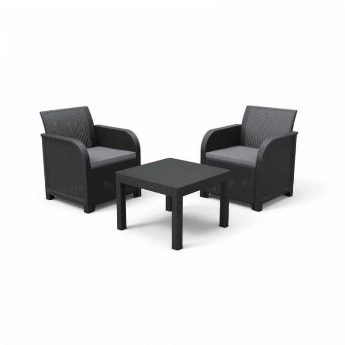 Set mobilier de gradina, grafit, Keter Rosalie [2]