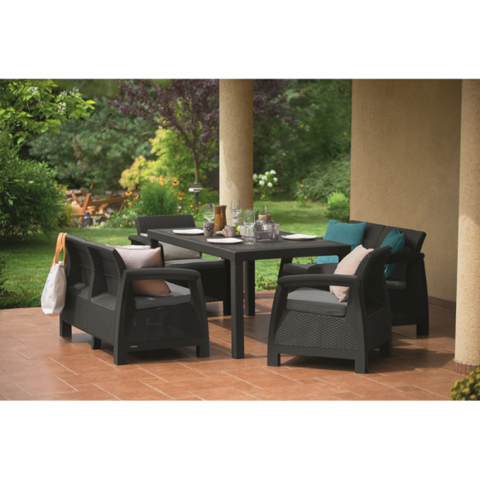 Set mobilier de gradina, grafit, Keter Bahamas Fiesta [4]