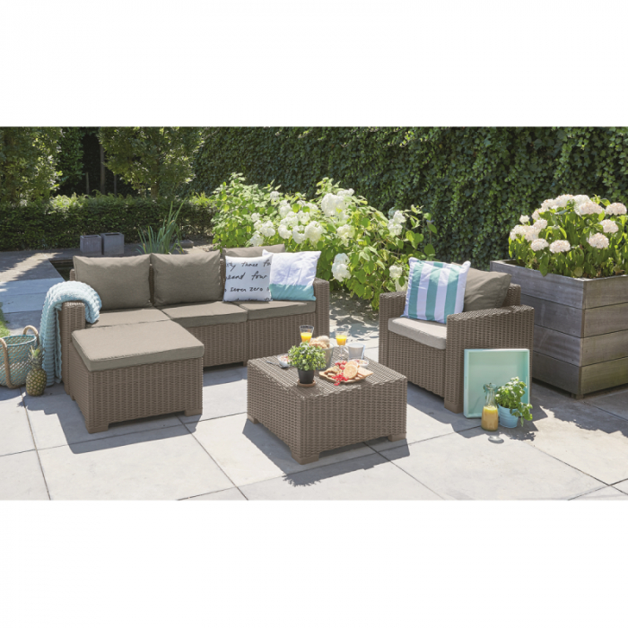 Set mobilier de gradina, cappuccino, Keter Moorea [2]