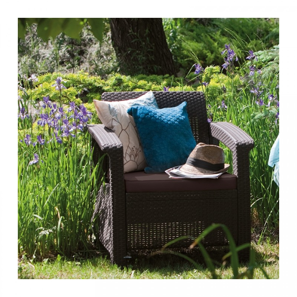 Set mobilier de gradina, maro, Keter Corfu [6]