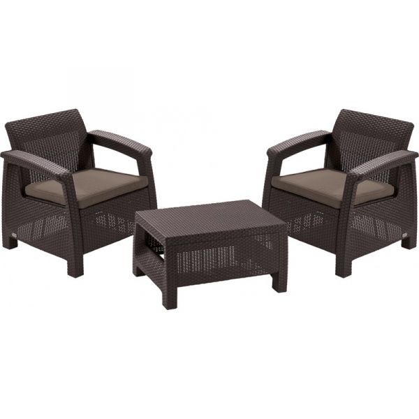 Set mobilier de gradina, maro, Keter Corfu Weekend [6]