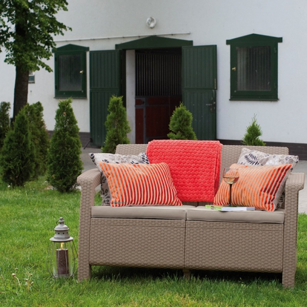 Set mobilier de gradina, fara masa, cappucino, Keter Corfu Rest [3]